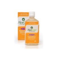 AloeCure Immune Support Digestive Health Drink Fresh Organic Aloe Vera Leaves Inner Gel 99% Pure Aloe Extract sugar free