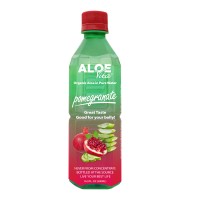 AloeCure,  Certified Organic, Sugar Free Best Fresh Aloe Vera Beverage with Fresh Aloe Pulp 500ml