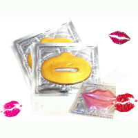 Ready to ship anti aging nourishing pure crystal gold collagen sleeping lip mask in bulk